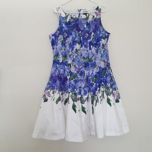 Gabby Skye Floral A- Line Dress